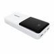 Повербанк Baseus Bipow Digital Display 20000mAh 22.5W із вбудованими кабелями USB-C та Lightning, швидка зарядка, білий