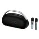 Акустика-караоке HOCO Melody portable BT speaker HT2 |BT5.4/USB/TF/AUX, TWS, DSP, 300W, 8h| black