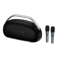 Акустика-караоке HOCO Melody portable BT speaker HT2 BT5.4/USB/TF/AUX, TWS, DSP, 300W, 8h| black