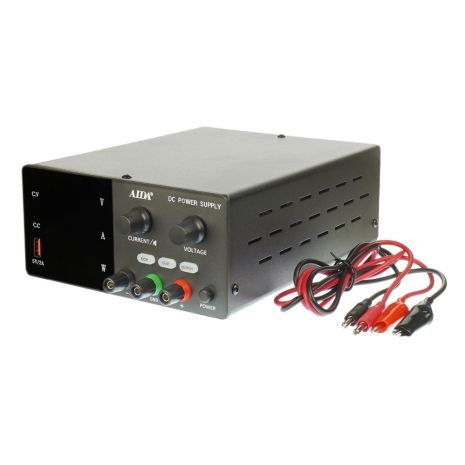 Блок живлення лабораторний Aida TPS3010, 30V, 10A, імпульсний, з цифровою індикацією (V/A/W), USB 5V/2A