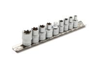 Набір торцевих головок MASTERTOOL 78-1409 E-TORX 9 шт