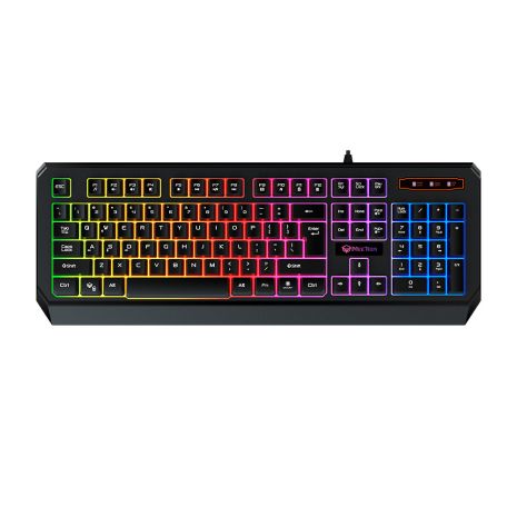 Клавіатура MEETION Gaming Wired Rainbow Backlit Keyboard MT-K9320 | Розкладки | black