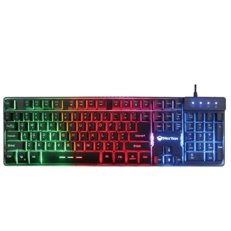 Клавіатура MeeTion USB wired Backlit gaming keyboard MT-K9300 (англійська версія) black
