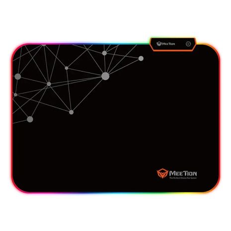 Килимок для миші MeeTion Backlit Gaming Mouse Pad RGB MT-PD120 black Килимок для миші MeeTion Backlit Gaming Mouse Pad RGB MT-PD120 black