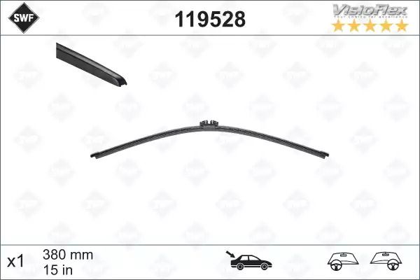 Щетка стеклоочистителя audi, AUDI 80A955425, AUDI Q5, SWF (119528) Щетка стеклоочистителя audi, AUDI 80A955425, AUDI Q5, SWF (119528)