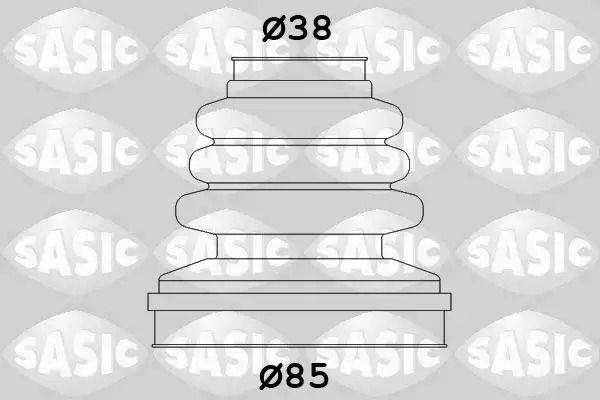 Пыльник приводного вала, Sasic (2873803) Пыльник приводного вала, Sasic (2873803)