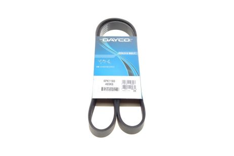 Поликлиновой ремень, CHRYSLER YPSILON, DAIHATSU CUORE, DAYCO (6PK1180)