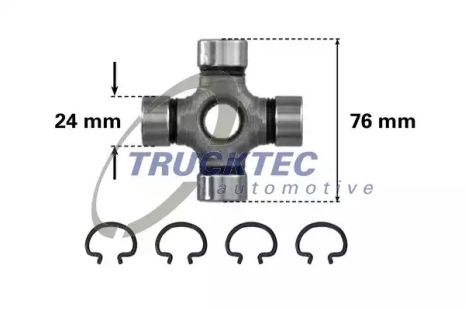 Крестовина кардана, MERCEDES BENZ, TRUCKTEC (0234004)