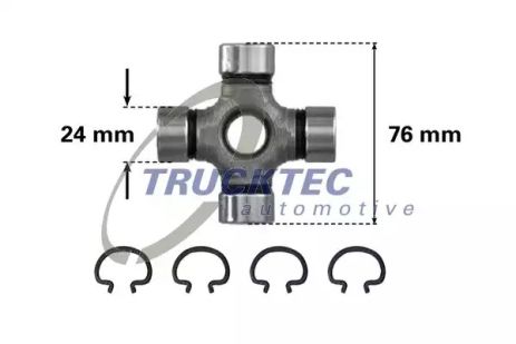 Крестовина кардана, MERCEDES BENZ, TRUCKTEC (0234004)