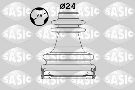 Пыльник шруса, RENAULT 7701209254, RENAULT CLIO, SASIC (1904025)