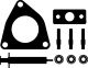 Монтажный комплект, компрессор 745110 CITROEN PEUGEOT