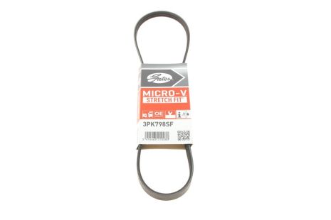 Ремінь поліклінової GATES (3PK798SF)