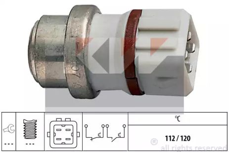 Датчик вкл. вентилятора, KW (540107) Датчик вкл. вентилятора, KW (540107)