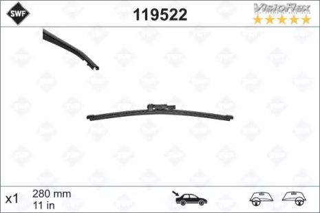 Щетка стеклоочистителя infiniti mercedesbenz, INFINITI MERCEDESBENZ, INFINITI 28790HG00A, SWF (119522)