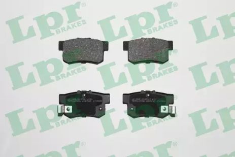 Колодка тормозов. диск. honda accord задняя (пр-во), HONDA ACCORD, SUZUKI 5580080J01, LPR (05P508)