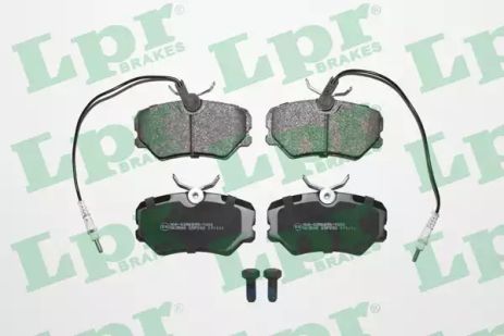 Колодка торм. диск. PEUGEOT 405 передн. (пр-во LPR) (05P293) Колодка торм. диск. PEUGEOT 405 передн. (пр-во LPR) (05P293)