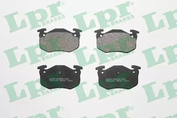 05P307 LPR - Гальмівні колодки до дисків (R, S) 05P307 LPR - Гальмівні колодки до дисків (R, S)
