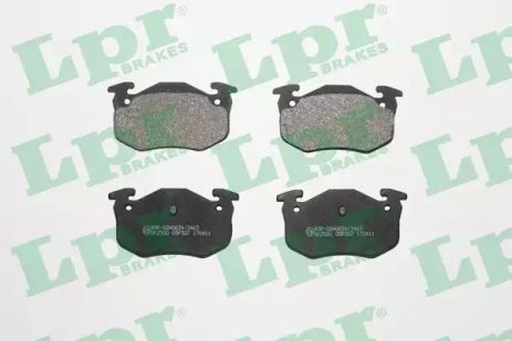 Тормозные колодки для дисков (r, s), PEUGEOT CITROEN, LPR (05P307) Тормозные колодки для дисков (r, s), PEUGEOT CITROEN, LPR (05P307)