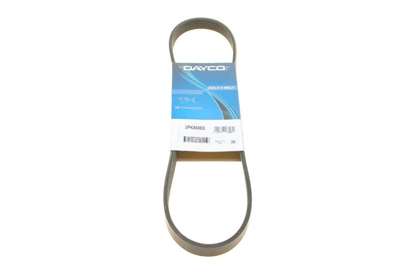Поликлиновой ремень, VOLVO V50, DAYCO (5PK868EE) Поликлиновой ремень, VOLVO V50, DAYCO (5PK868EE)