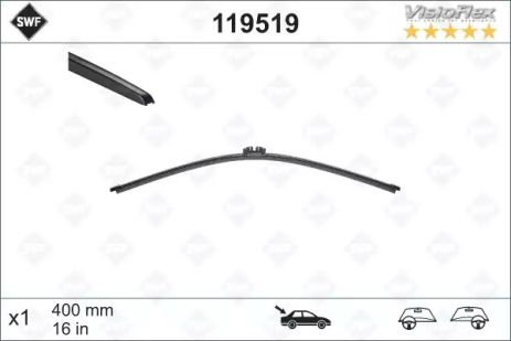 Щетка стеклоочистителя MERCEDES BENZ, AUDI 4G9955425, SWF (119519) Щетка стеклоочистителя MERCEDES BENZ, AUDI 4G9955425, SWF (119519)