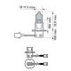 12336WVUB1 (PHILIPS) H3 WhiteVision ultra +60% (3900K) B1 12V 55W PK22s (заміна 12336WHVB1) 12336WVUB1 (PHILIPS) H3 WhiteVision ultra +60% (3900K) B1 12V 55W PK22s (заміна 12336WHVB1)