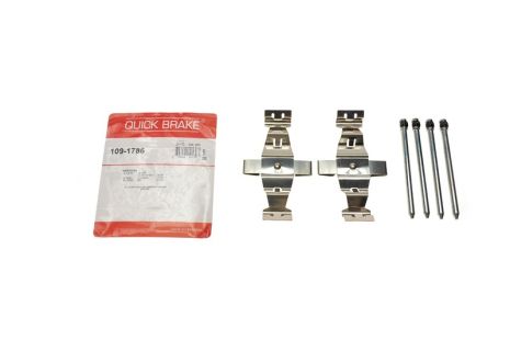 109-1786 QUICK BRAKE Планка супорта (переднього) прижимна (к-кт) MB E-class (W211/W212)/S-class (W22