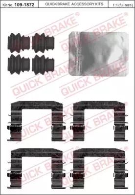 Планка суппорта прижимная, QUICK BRAKE (1091872) Планка суппорта прижимная, QUICK BRAKE (1091872)