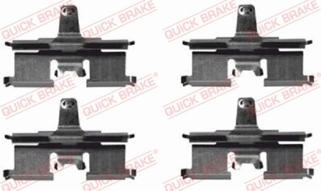 Комплектующие, колодки дискового тормоза 1091692 CHEVROLET DAEWOO