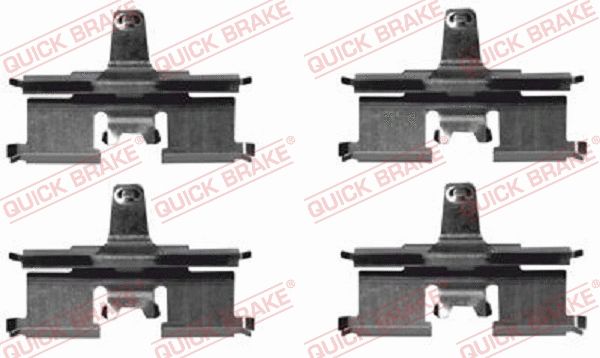 Комплектующие, колодки дискового тормоза 1091692 CHEVROLET DAEWOO Комплектующие, колодки дискового тормоза 1091692 CHEVROLET DAEWOO