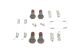 105-0716 QUICK BRAKE Комплект пружинок колодок ручного гальма 105-0716 QUICK BRAKE Комплект пружинок колодок ручного гальма