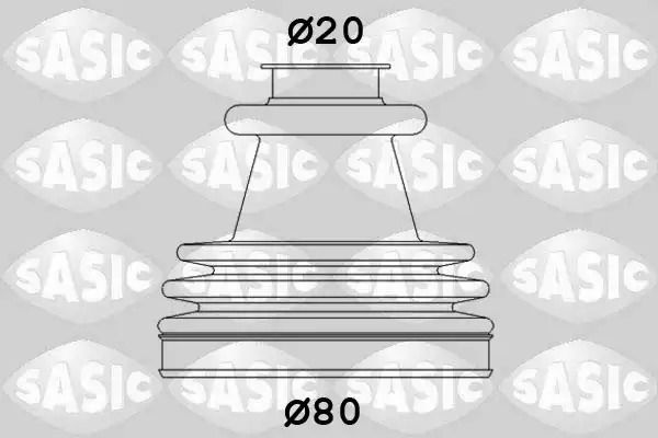 2933773 SASIC - Пильовик привідного валу 2933773 SASIC - Пильовик привідного валу