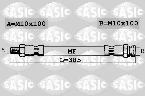 Шланг тормозной задний, Sasic (6600026) Шланг тормозной задний, Sasic (6600026)