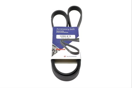 Поликлиновой ремень, KIA PICANTO, HYUNDAI i10, HUTCHINSON (1255K5) Поликлиновой ремень, KIA PICANTO, HYUNDAI i10, HUTCHINSON (1255K5)