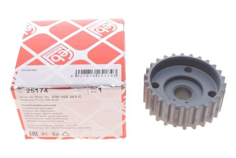 Шестерня колінвала VW Golf/Jetta, Polo SEAT SKODA, FEBI BILSTEIN (25174) Шестерня колінвала VW Golf/Jetta, Polo SEAT SKODA, FEBI BILSTEIN (25174)