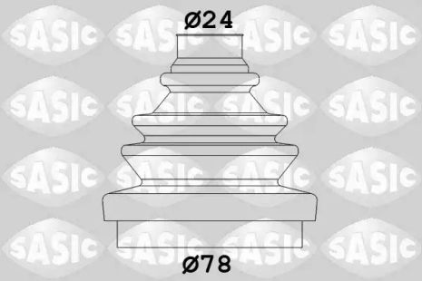 Пильовик привідного валу Citroen jumpy/Fiat scudo/Peugeot expert, Sasic (2933013)