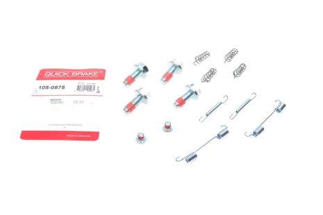 105-0878 QUICK BRAKE Комплект пружинок колодок ручного гальма 105-0878 QUICK BRAKE Комплект пружинок колодок ручного гальма