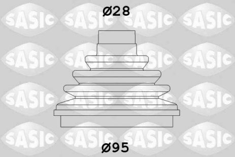 2933003 SASIC - Пильовик привідного валу