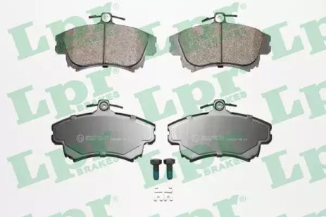 Колодки тормозные передние дисковые mitsubishi carisma (da) (1995 - 2003), MITSUBISHI CARISMA, LPR (05P711) Колодки тормозные передние дисковые mitsubishi carisma (da) (1995 - 2003), MITSUBISHI CARISMA, LPR (05P711)