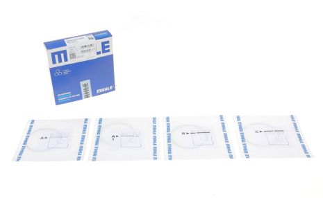 Комплект поршневих кілець MAHLE/KNECHT SMART, MAHLE/KNECHT (00394N0)