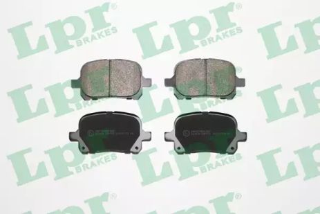 Колодки тормозные передние дисковые Toyota Camry (V20) (1996 – 2001), TOYOTA CAMRY, LPR (05P712) Колодки тормозные передние дисковые Toyota Camry (V20) (1996 – 2001), TOYOTA CAMRY, LPR (05P712)