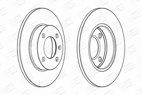 Диск гальмівний SEAT IBIZA, VW POLO, CHAMPION (561087CH)