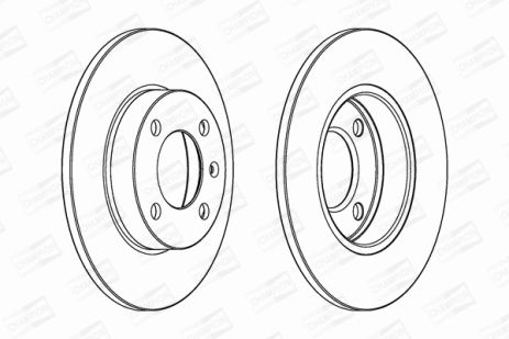 Диск тормозной SEAT IBIZA, VW POLO, CHAMPION (561087CH) Диск тормозной SEAT IBIZA, VW POLO, CHAMPION (561087CH)