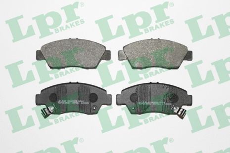 Комплект тормозных колодок, дисковый тормоз, HONDA CIVIC, NISSAN AY040HN007, LPR (05P564)