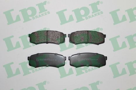 Комплект тормозных колодок, дисковый тормоз, mitsubishi pajero, MITSUBISHI PAJERO, TOYOTA LAND, LPR (05P749)