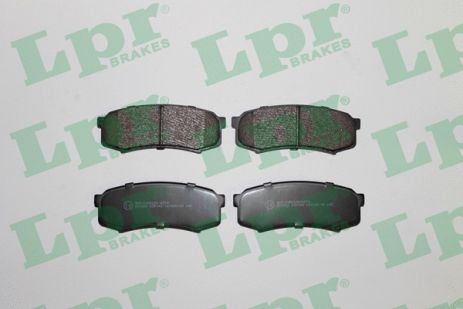 Комплект тормозных колодок, дисковый тормоз, mitsubishi pajero, MITSUBISHI PAJERO, TOYOTA LAND, LPR (05P749)