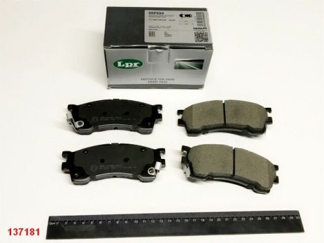 Колодки передние тормозные MAZDA 626, LPR (05P559) Колодки передние тормозные MAZDA 626, LPR (05P559)