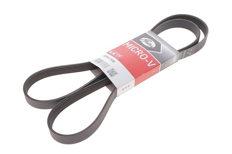 Ремень генератора ручейковый PEUGEOT/CITROEN 1.6 HDI, GATES (6PK1708) (5750 XA) Ремень генератора ручейковый PEUGEOT/CITROEN 1.6 HDI, GATES (6PK1708) (5750 XA)