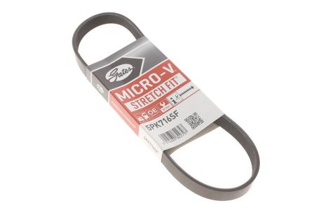 Поликлиновие ремни Micro-V StretchFit , GATES (5PK716SF)