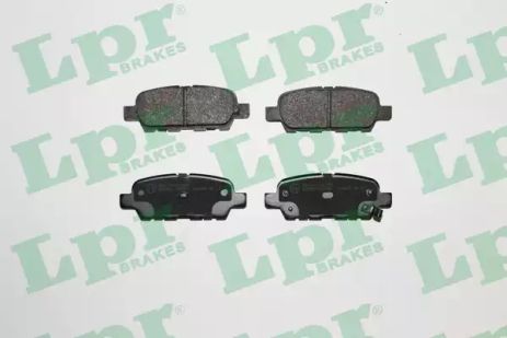 Тормозные колодки, SUZUKI 5580077K00, RENAULT 410601408R, LPR (05P857)