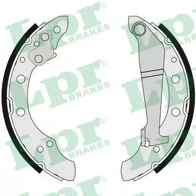 Колодки тормозные барабанные, VOLKSWAGEN 811609527A, AUDI 443698525X, LPR (04100) Колодки тормозные барабанные, VOLKSWAGEN 811609527A, AUDI 443698525X, LPR (04100)
